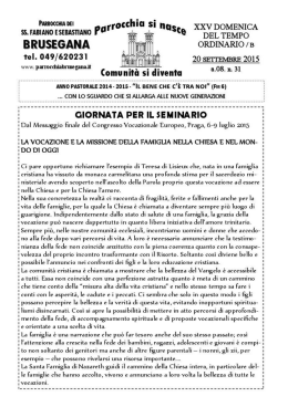 urrﬂ : ﬂs XXV DOMENICA