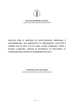 ISTITUTO SUPERIORE DI SANITA`
