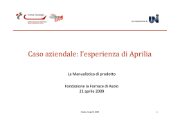 Testimonianza aziendale: il caso Aprilia