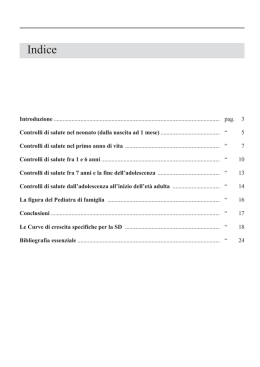 Indice - Associazione Italiana Persone Down