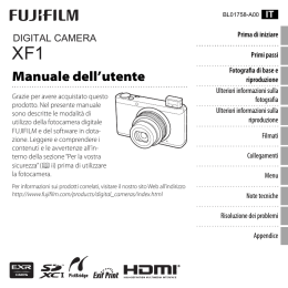 Manuale - Fujifilm
