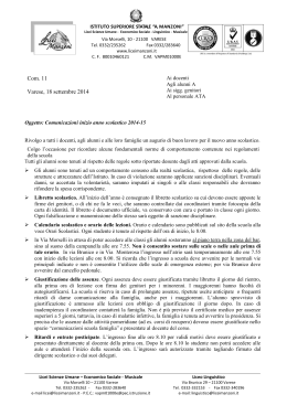 Com. 11 Varese, 18 settembre 2014