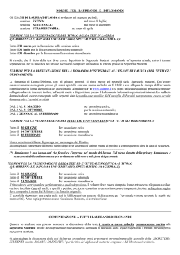 sessione ESTIVA - facolta` di economia