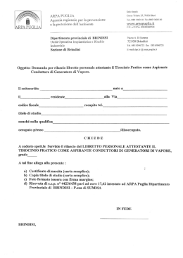 Agenzia regionale per la prevenzione Te]. oso