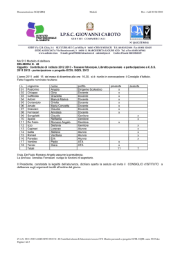 N. 48 Contributi alunni di laboratorio tessere CCS libretto personale