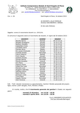 Istituto Comprensivo Statale di Sant`Angelo di Piove