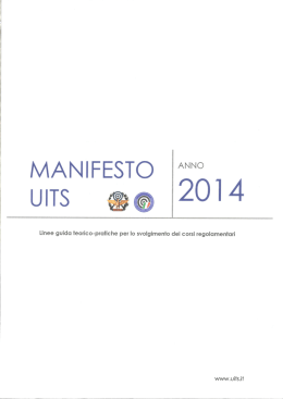 Manifesto 2014 - Unione Italiana Tiro a Segno