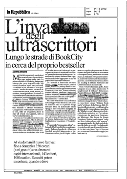in cerca del proprio bestseller