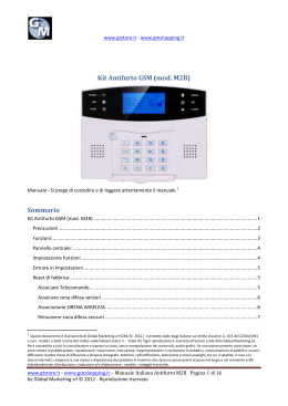 Manuale Italiano - Global Marketing srl