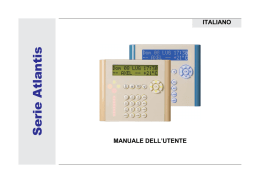 Manuale Atlantis- tastiera Venice