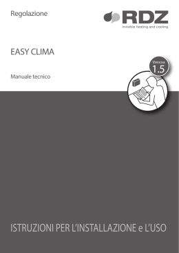 Manuale tecnico Easy Clima