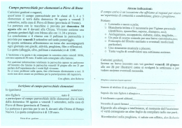 Campo parrocchiale per elementari a Pieve di Bono