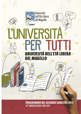 UNIVERSIT&agrave; DELL`ET&agrave; LIBERA DEL MUGELLO