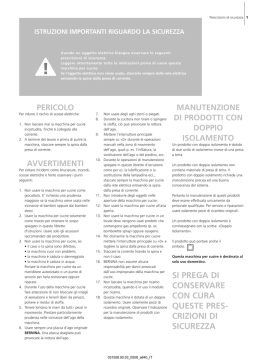 si prega di conservare con cura queste pres- crizioni di