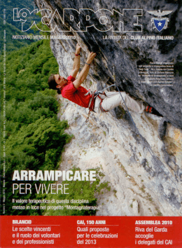 Curarsi con l`arrampicata