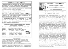4 Gennaio: II Domenica dopo Natale