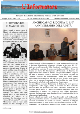 l`informatore maggio 2010 - Benvenuto in AmaCapaci.it