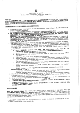Istruzioni allegate.