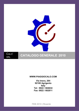 scarica qui il catalogo ricambi aggiornato piaggiocalo.