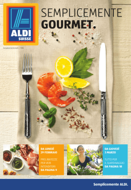 SEMPLICEMENTE GOURMET.