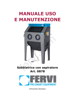 manuale uso e manutenzione