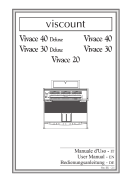 Vivace 40 Deluxe Vivace 40 Vivace 20