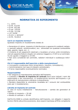 Normativa di riferimento
