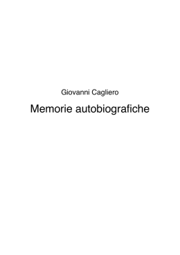 Memorie autobiografiche