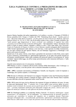 lega nazionale contro la predazione di organi e la morte a cuore