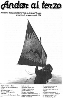 Andar al Terzo n°3 - Associazione Vela al Terzo