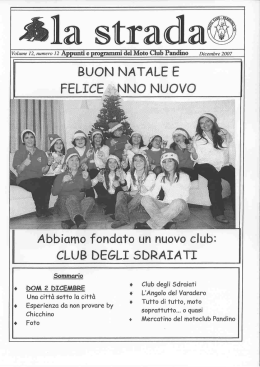 Dicembre - motoclub Pandino
