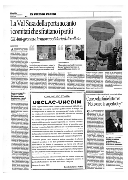 11.03.2010 - Nostro Comunicato Stampa su La Repubblica