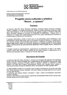 Scarica il pdf - La Passione di Assistere