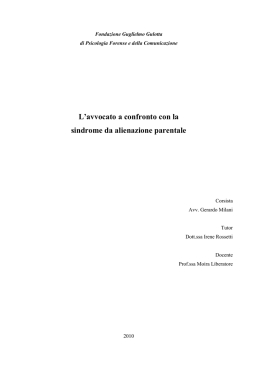 L`avvocato a confronto con la sindrome da