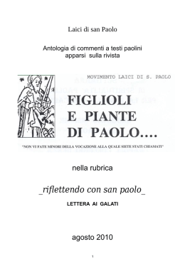 Scarica Pdf Lettera ai Galati