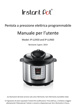 Instant Pot IP-LUX User Manual English