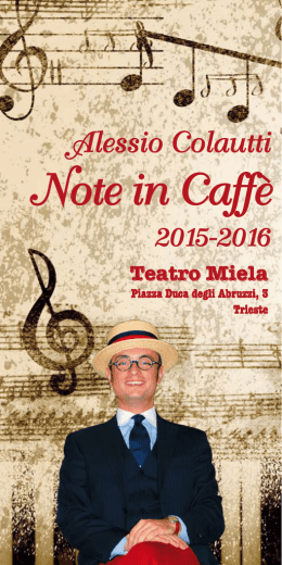 Note in Caff&egrave; - La Via degli Artisti Viaggi