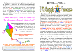 Volantino - Lettera aperta a J. M. Bergoglio - Francesco