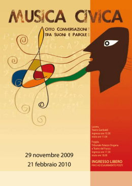 Scarica il LIBRETTO della stagione (, 9 MB)