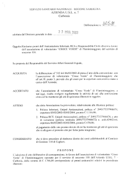 Delibera del 23 Maggio 2003,N.1052