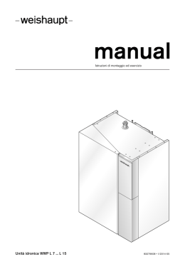 Unit&agrave; idronica WWP L 7 L 15