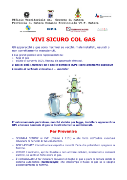 vivi sicuro col gas - Comune di Ferrandina