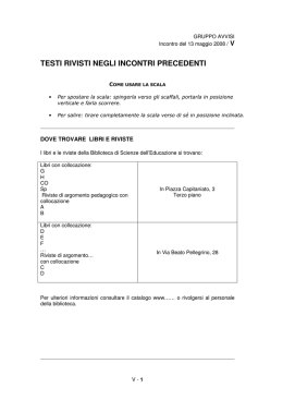 Materiale incontro 5