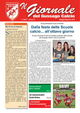 numero 26-27 (maggio &ndash; agosto 2013)