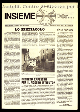 Insieme per - Anno III n. 9 - settembre 1988