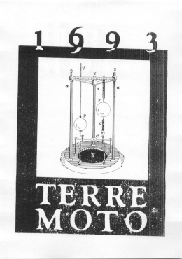 Page 1 Page 2 TERREMOTO "Vibrazione o improvvisa ondulazione