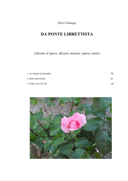 da ponte librettista