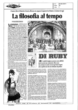 La filosofia al tempo