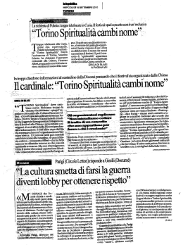 RASSEGNA STAMPA locale 15 SETTEMBRE