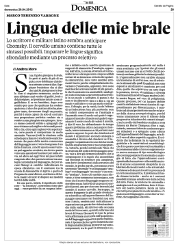 Lingua delle mie brale